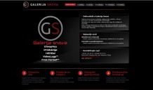 Prikaz web prezentacije galerijasnova.rs