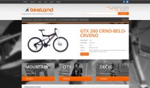 Prikaz web prezentacije bikeland.rs